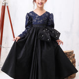 Midnight Grace Velvet Gown