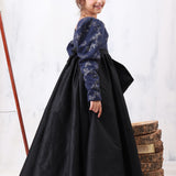 Midnight Grace Velvet Gown