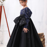 Midnight Grace Velvet Gown