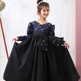 Midnight Grace Velvet Gown