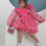 Neon Pink Balloon Dress