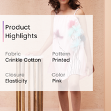 Flowers Bouquet Strappy Tunic Dress
