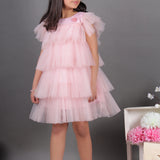 Glimmering Dusty layered Dress