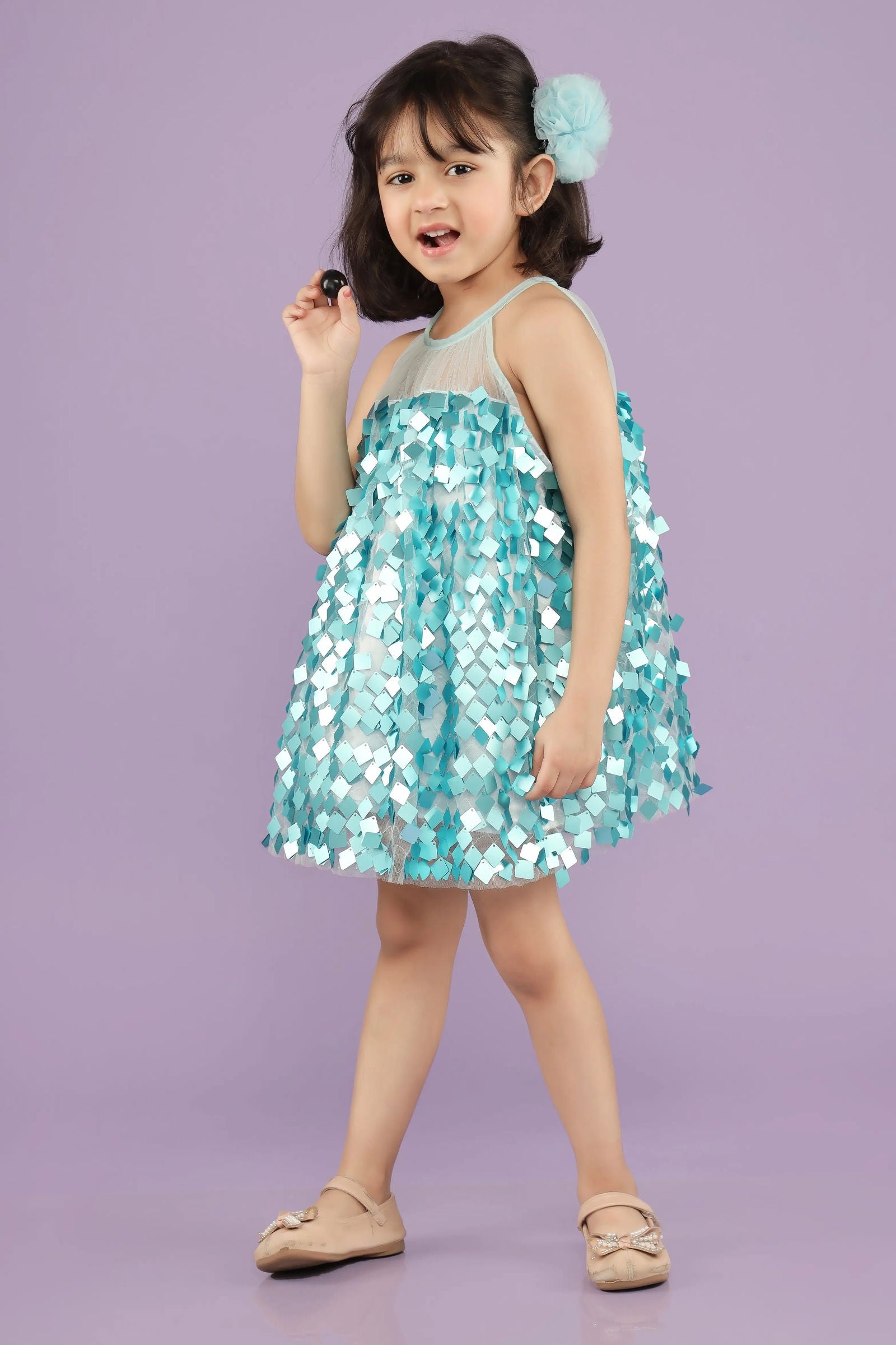 Buy Blue Sequin Glitter Party Dress Online - ForeverKidz Buy Blue Sequin Glitter Party Dress Online - ForeverKidz
