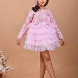 Blush Elegance Party Dress