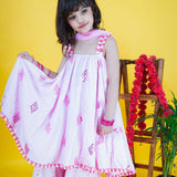 Blushing Gulab Palazzo set