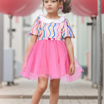 Candycane Net Frock