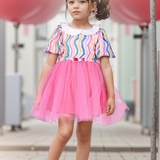 Candycane Net Frock