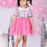 Candycane Net Frock