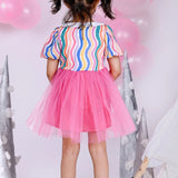 Candycane Net Frock