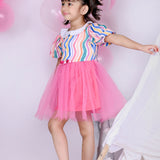 Candycane Net Frock