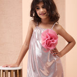 Rose Glow Strappy Tunic Dress