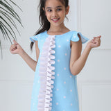 Cloud Dot Frill Tunic Dress