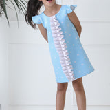 Cloud Dot Frill Tunic Dress