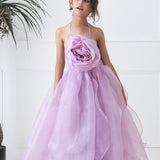 Lavender Haze Flower Gown