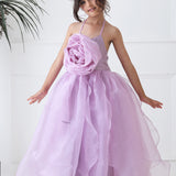 Lavender Haze Flower Gown