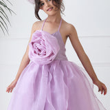 Lavender Haze Flower Gown