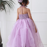 Lavender Haze Flower Gown