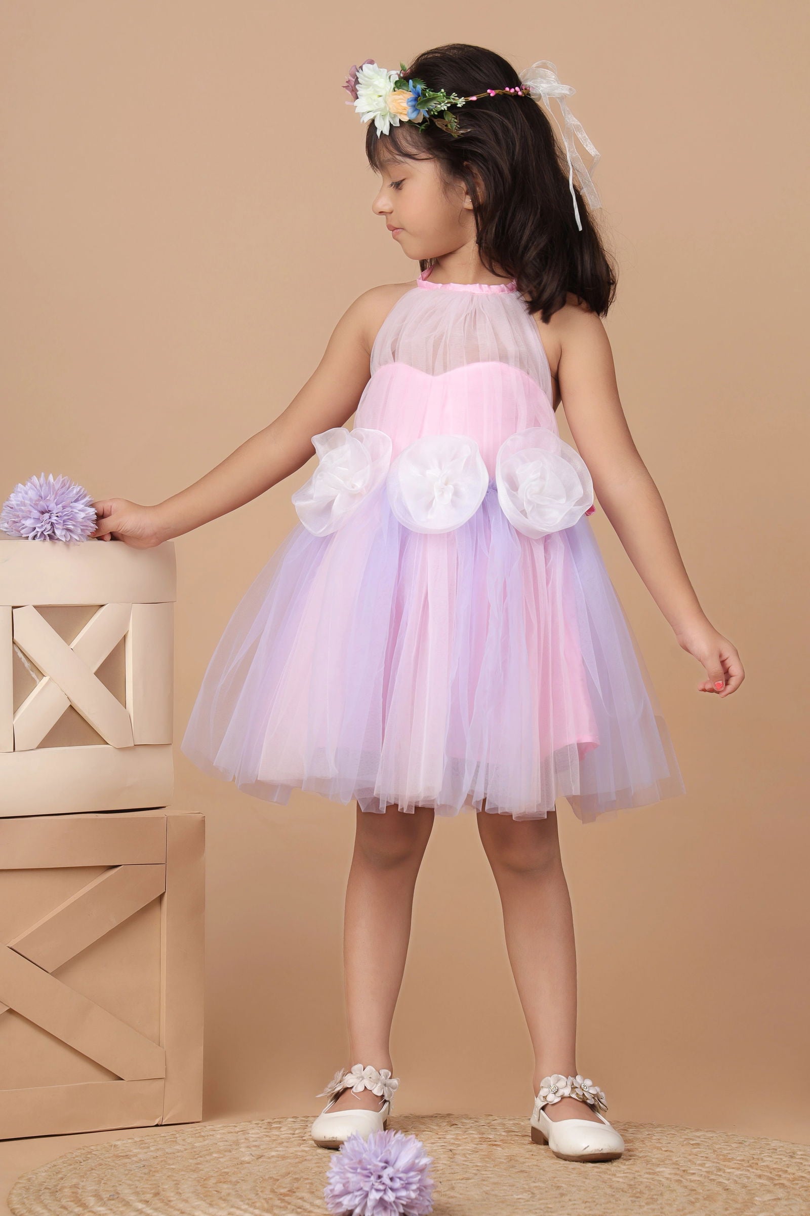 Double Bloom Tutu Dress