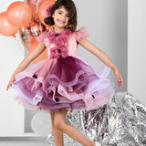 Dusty Flower Girl Dress
