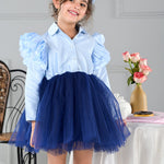 English Blue Charm Dress
