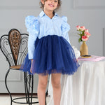 English Blue Charm Dress