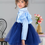 English Blue Charm Dress