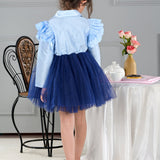 English Blue Charm Dress