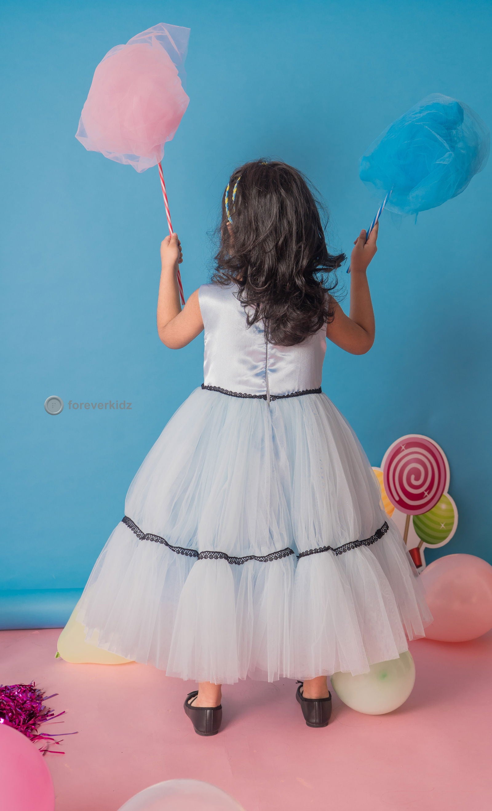 Fairy Floss Ruffled Dress