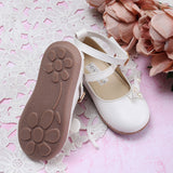 Ivory Pearl Strap Ballerina