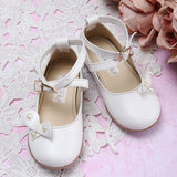 Ivory Pearl Strap Ballerina