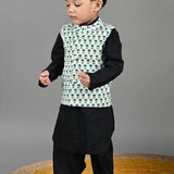 Little Royals Kurta Set With Jacket