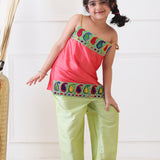 Mint Rose Lace Suit Set