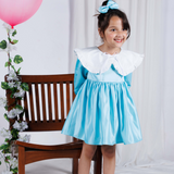 Morning Mist Peter Pan Collar Dress