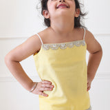 Sunflower Grace Lace Suit Set