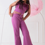 Plum Ripple Joy Coord Set