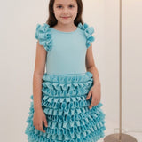 Frosted Frills Party Dress