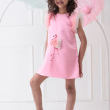 Flamingo Frills Joy Tunic Dress