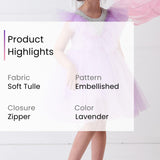 Pearl Handcrafted Lilac Joy Frock