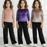 Frosted Velvet Skivvys- Set of 3