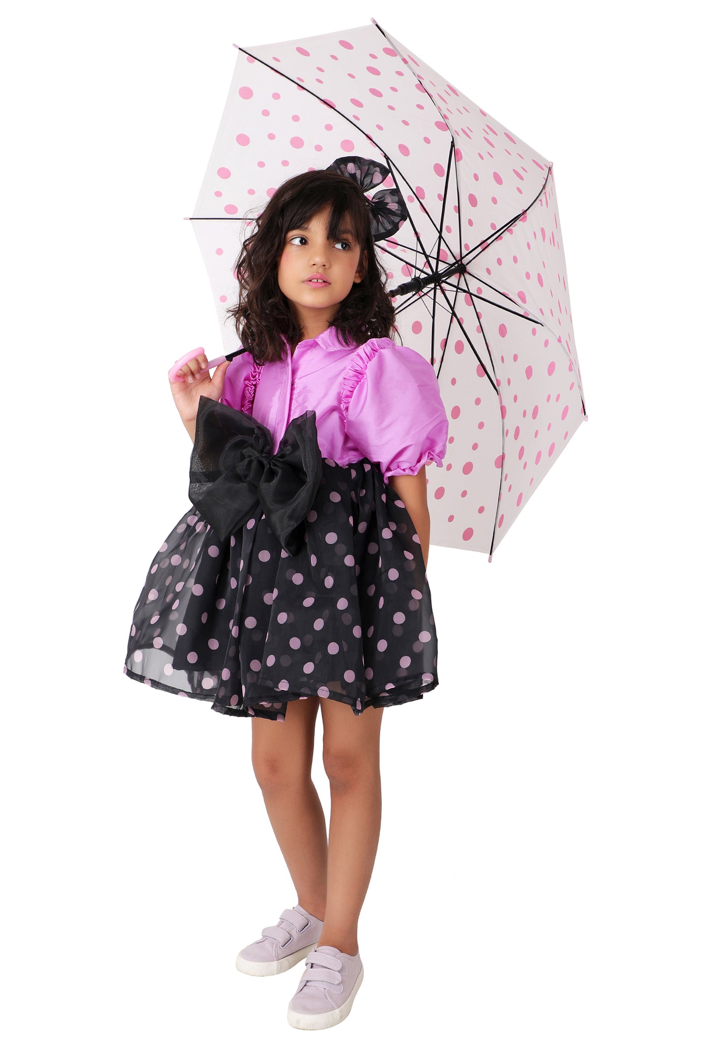 The Rain Pop Bow Dress