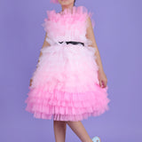 Pink Tiered Frock