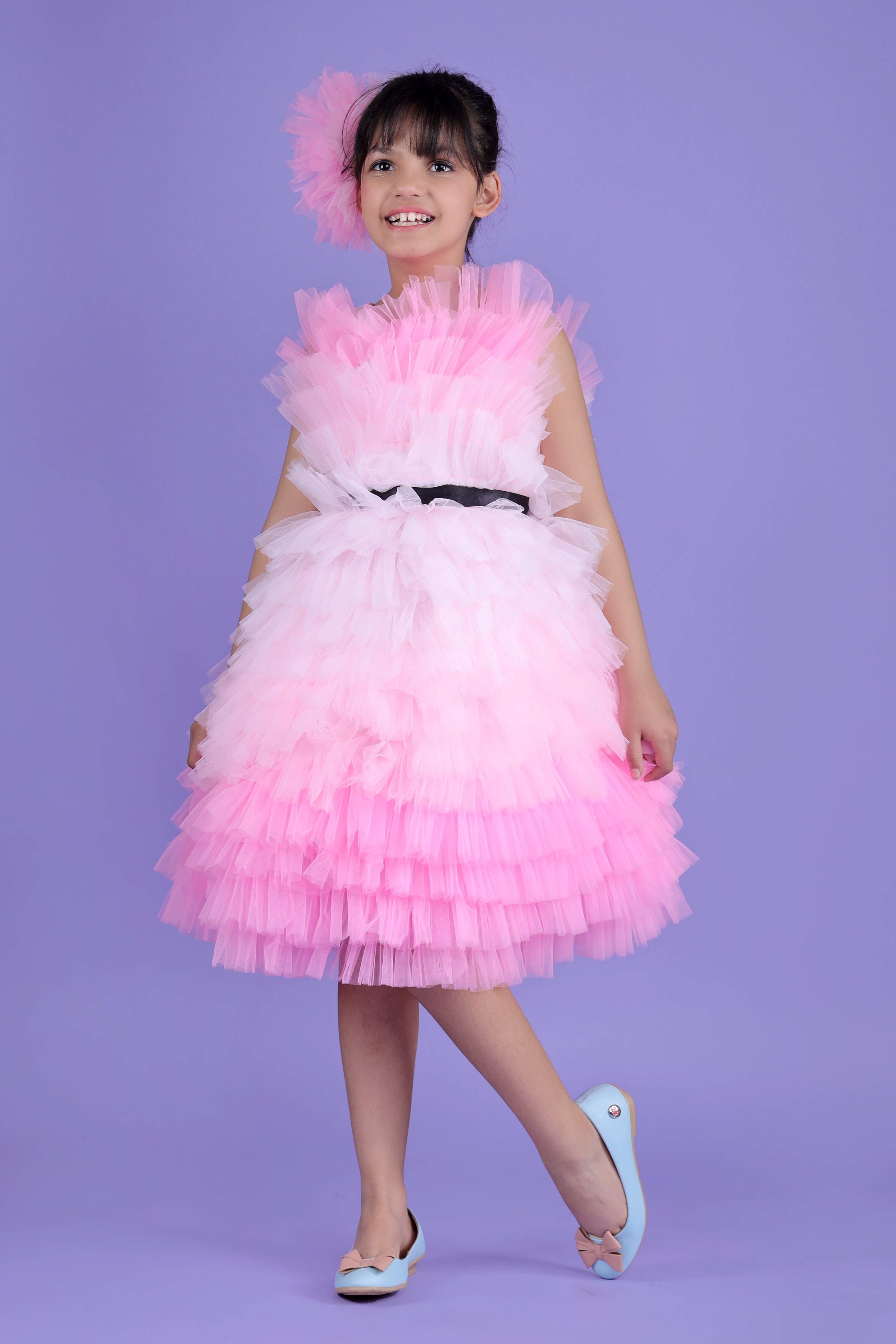 Pink Tiered Frock