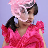 Pink Lengthy Bow Gown