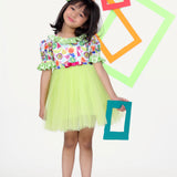 Fruit Salad Frock For Lil Girls