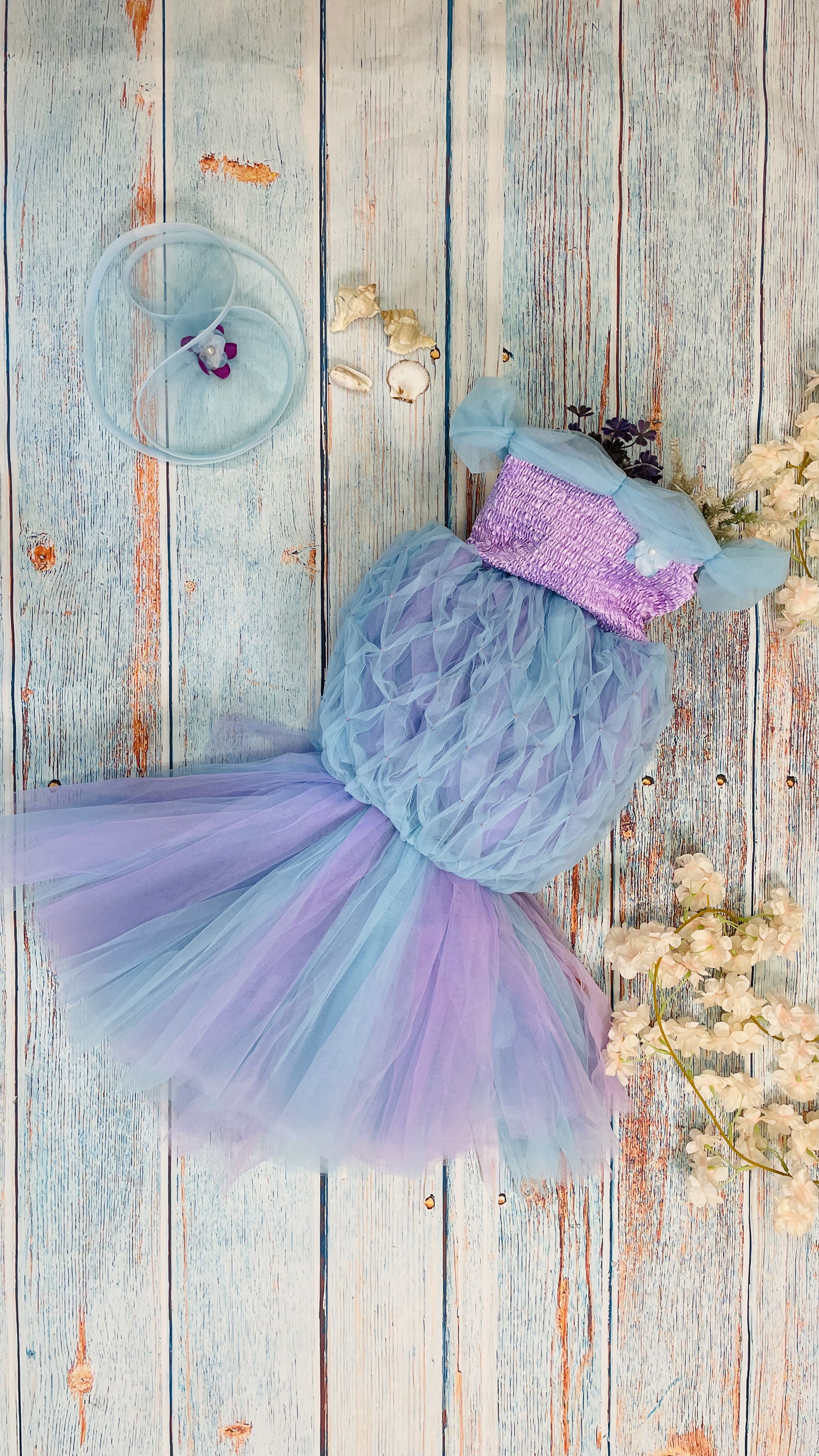 Blue Mermaid By the Sea Dress