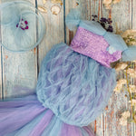 Sea Mermaid Dress for Lil Girls