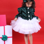 Snowflake Twirl Party Dress for Girls
