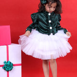 Snowflake Twirl Party Dress for Girls