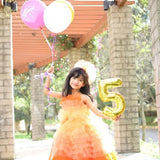 Birthday party gown for girls